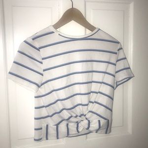 Striped crop top
